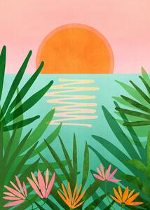 Ilustrácia Tropical View, Kristian Gallagher