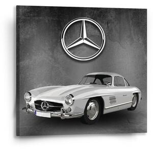 Sablio Obraz Mercedes-Benz 300 SL Sivé pozadie - 50x50 cm