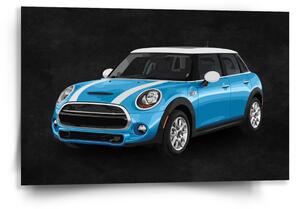 Sablio Obraz Mini sedan Čierne pozadie - 60x40 cm