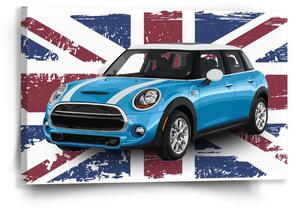 Sablio Obraz Mini sedan Britská vlajka - 60x40 cm