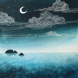 Ilustrácia Night sea, Ania Witwitzka