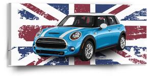 Sablio Obraz Mini sedan Britská vlajka - 110x50 cm