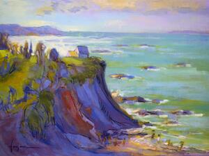 Ilustrácia Colorful cliff, Dorothy Fagan