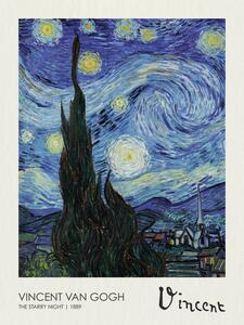 Obrazová reprodukcia The Starry night (1889), Vincent van Gogh