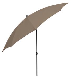 Doppler NASSAU 2,5 m – záhradný slnečník so stredovou tyčou hnedý (kód farby 846)