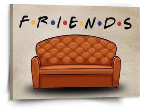 Sablio Obraz Seriál Priatelia FRIENDS Gauč - 150x110 cm