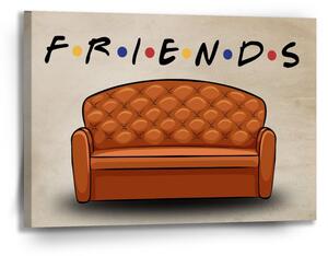 Sablio Obraz Seriál Priatelia FRIENDS Gauč - 90x60 cm
