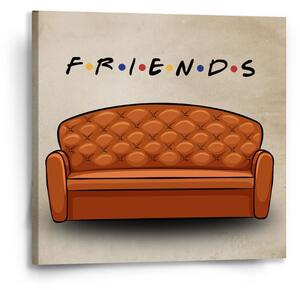 Sablio Obraz Seriál Priatelia FRIENDS Gauč - 50x50 cm