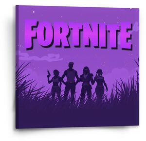 Sablio Obraz FORTNITE Fialová silueta - 50x50 cm