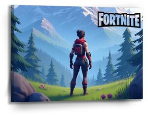 Sablio Obraz FORTNITE Horská krajina - 90x60 cm