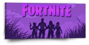 Sablio Obraz FORTNITE Fialová silueta - 110x50 cm
