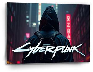 Sablio Obraz Cyberpunk 2077 Výhľad na mesto - 90x60 cm