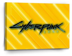 Sablio Obraz Cyberpunk 2077 Žltý - 90x60 cm