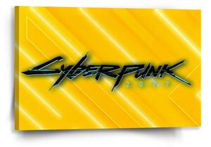 Sablio Obraz Cyberpunk 2077 Žltý - 60x40 cm