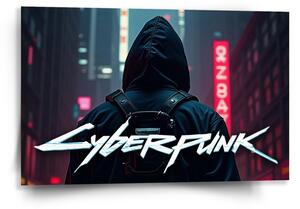 Sablio Obraz Cyberpunk 2077 Výhľad na mesto - 60x40 cm