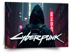 Sablio Obraz Cyberpunk 2077 Výhľad na mesto - 150x110 cm