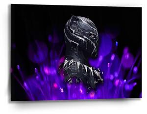 Sablio Obraz BLACK PANTHER Fialová luminiscencia - 90x60 cm