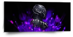 Sablio Obraz BLACK PANTHER Fialová luminiscencia - 110x50 cm
