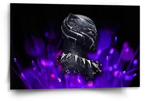Sablio Obraz BLACK PANTHER Fialová luminiscencia - 60x40 cm