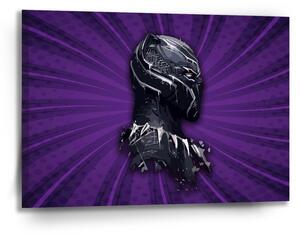Sablio Obraz BLACK PANTHER z profilu Fialový - 90x60 cm