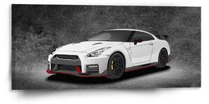 Sablio Obraz Nissan GTR 35 Sivý - 110x50 cm