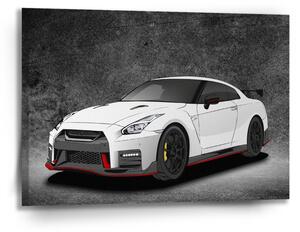 Sablio Obraz Nissan GTR 35 Sivý - 90x60 cm