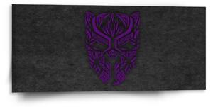 Sablio Obraz BLACK PANTHER wakanda forever Fialový - 110x50 cm