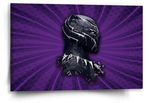 Sablio Obraz BLACK PANTHER z profilu Fialový - 60x40 cm
