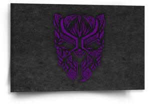 Sablio Obraz BLACK PANTHER wakanda forever Fialový - 60x40 cm
