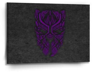 Sablio Obraz BLACK PANTHER wakanda forever Fialový - 90x60 cm