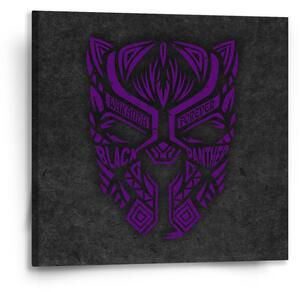 Sablio Obraz BLACK PANTHER wakanda forever Fialový - 50x50 cm