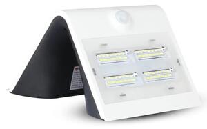 LED Solárne nástenné svietidlo so senzorom LED/3W/3,7V 3000/4000K IP65 biela