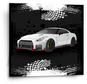 Sablio Obraz Nissan GTR 35 Čierny - 50x50 cm