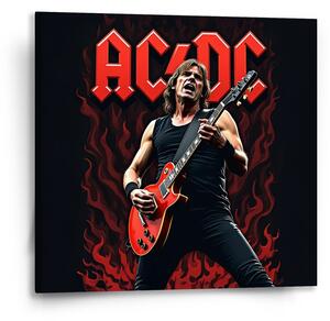 Sablio Obraz ACDC Gitarista - 50x50 cm