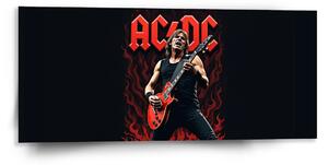 Sablio Obraz ACDC Gitarista - 110x50 cm
