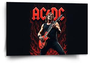 Sablio Obraz ACDC Gitarista - 60x40 cm