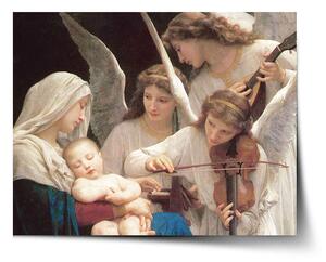 Sablio Plagát Panna s anjelmi - William-Adolphe Bouguereau - 60x40 cm