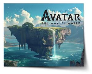 Sablio Plagát Avatar The Way of Water Plávajúci ostrov - 60x40 cm
