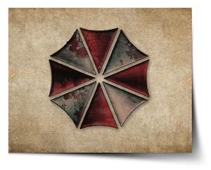 Sablio Plagát Resident Evil Umbrella Corporation Vintage - 60x40 cm