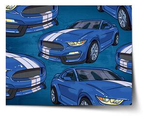 Sablio Plagát Mustang Pattern - 60x40 cm