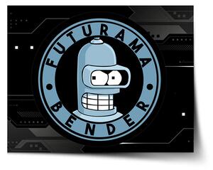 Sablio Plagát Futurama Bender Technology - 60x40 cm