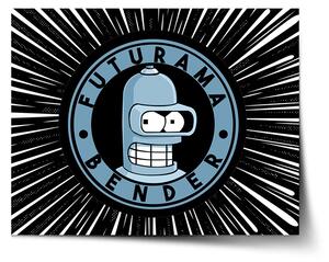 Sablio Plagát Futurama Bender Vesmír - 60x40 cm