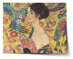 Sablio Plagát Dáma s vejárom - Gustav Klimt - 60x40 cm
