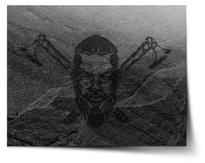 Sablio Plagát Vikingové Stone - 60x40 cm