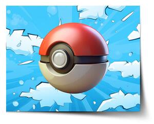 Sablio Plagát Pokemon ball Obloha - 60x40 cm