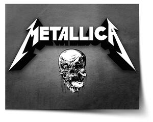 Sablio Plagát METALLICA Lebka Sivá - 60x40 cm