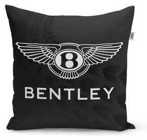 Sablio Vankúš Logo Bentley Čierny - 40x40 cm