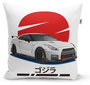 Sablio Vankúš Nissan GTR 35 Japonské slnko - 40x40 cm