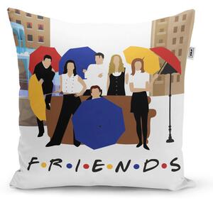 Sablio Vankúš Seriál Priatelia FRIENDS Gauč pri fontáne - 50x50 cm