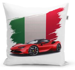 Sablio Vankúš Ferrari Talianska vlajka - 40x40 cm